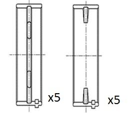Obrázok Lożisko kľukového hriadeľa FAI AutoParts  BM1026STD