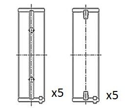 Obrázok Lożisko kľukového hriadeľa FAI AutoParts  BM1029STD