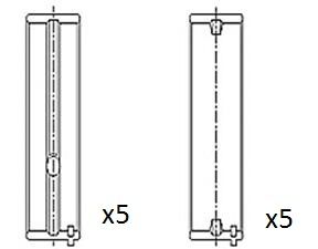 Obrázok Lożisko kľukového hriadeľa FAI AutoParts  BM1034050