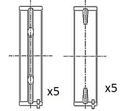 Obrázok Lożisko kľukového hriadeľa FAI AutoParts  BM1035STD