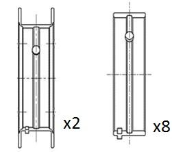 Obrázok Lożisko kľukového hriadeľa FAI AutoParts  BM1037STD