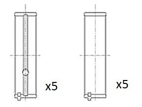 Obrázok Lożisko kľukového hriadeľa FAI AutoParts  BM1038STD