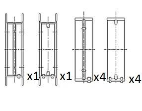 Obrázok Lożisko kľukového hriadeľa FAI AutoParts  BM1040STD
