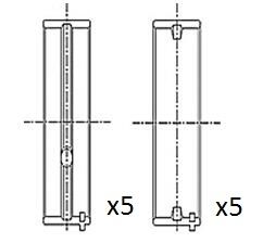 Obrázok Lożisko kľukového hriadeľa FAI AutoParts  BM1046STD