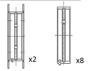Obrázok Lożisko kľukového hriadeľa FAI AutoParts  BM1053STD