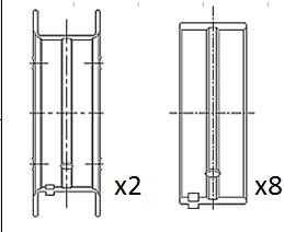 Obrázok Lożisko kľukového hriadeľa FAI AutoParts  BM1056STD