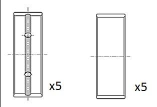 Obrázok Lożisko kľukového hriadeľa FAI AutoParts  BM1058050