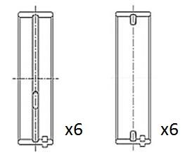 Obrázok Lożisko kľukového hriadeľa FAI AutoParts  BM1060050
