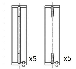 Obrázok Lożisko kľukového hriadeľa FAI AutoParts  BM1066STD