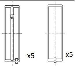 Obrázok Lożisko kľukového hriadeľa FAI AutoParts  BM1069STD
