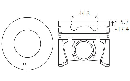 Obrázok Piest FAI AutoParts  PK29050