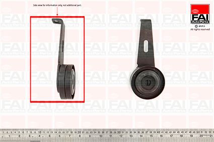 Obrázok Napínacia kladka rebrovaného klinového remeňa FAI AutoParts  T9330