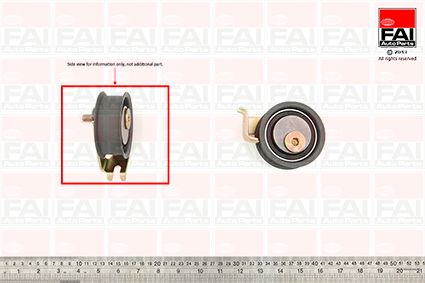 Obrázok Napínacia kladka ozubeného remeňa FAI AutoParts  T9339