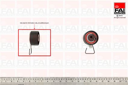Obrázok Napínacia kladka ozubeného remeňa FAI AutoParts  T9351