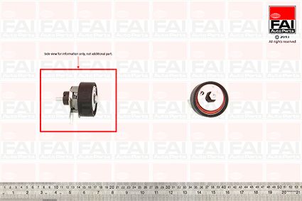 Obrázok Napínacia kladka ozubeného remeňa FAI AutoParts  T9356