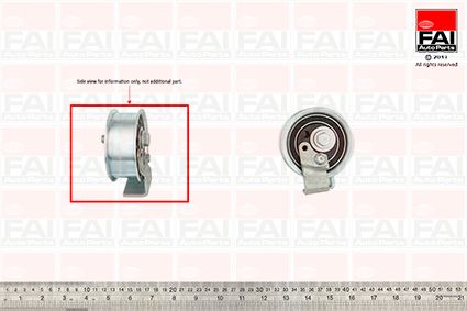 Obrázok Napínacia kladka ozubeného remeňa FAI AutoParts  T9365