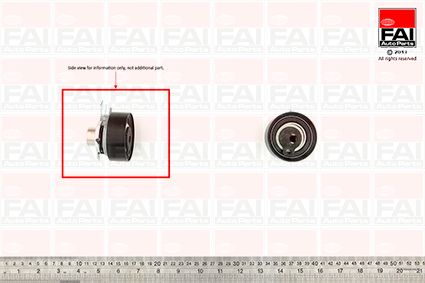 Obrázok Napínacia kladka ozubeného remeňa FAI AutoParts  T9398