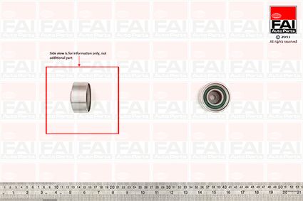 Obrázok Obehová/vodiaca kladka ozubeného remeňa FAI AutoParts  T9456