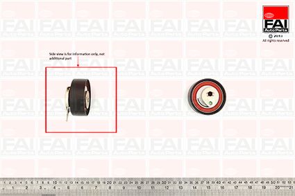 Obrázok Napínacia kladka ozubeného remeňa FAI AutoParts  T9488