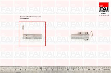 Obrázok Tlmič vibrácií ozubeného remeňa FAI AutoParts  T9498