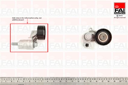 Obrázok Napinák rebrovaného klinového remeňa FAI AutoParts  T9605