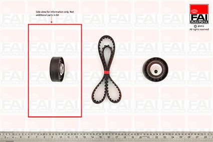 Obrázok Sada ozubeného remeňa FAI AutoParts  TBK102