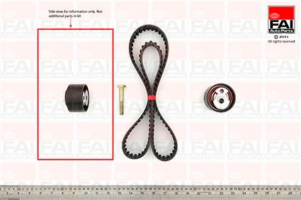 Obrázok Sada ozubeného remeňa FAI AutoParts  TBK114