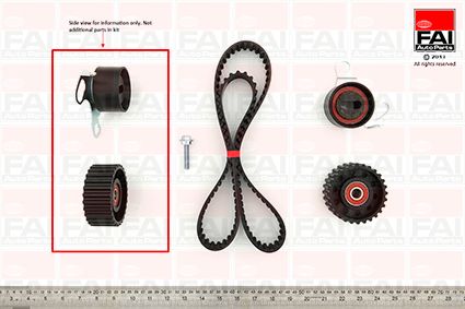 Obrázok Sada ozubeného remeňa FAI AutoParts  TBK125