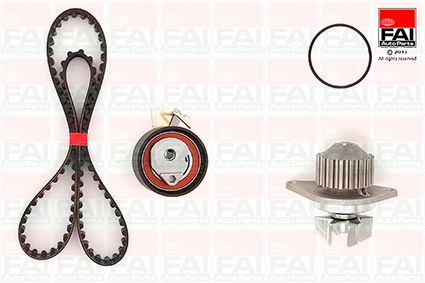 Obrázok Vodné čerpadlo + sada ozubeného remeňa FAI AutoParts  TBK1446344