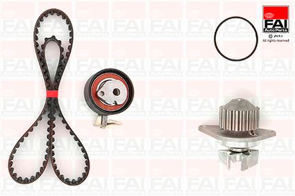 Obrázok Vodné čerpadlo + sada ozubeného remeňa FAI AutoParts  TBK1456344