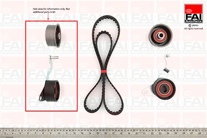 Obrázok Sada ozubeného remeňa FAI AutoParts  TBK153