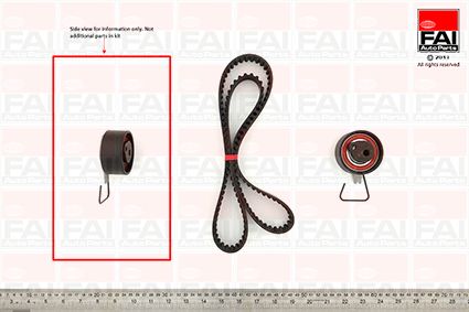 Obrázok Sada ozubeného remeňa FAI AutoParts  TBK155
