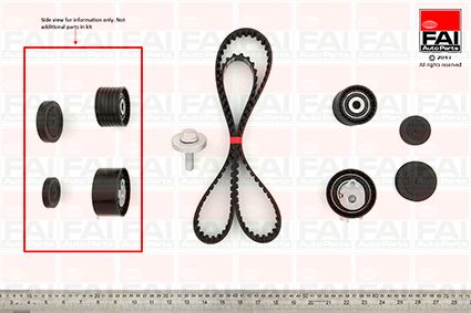 Obrázok Sada ozubeného remeňa FAI AutoParts  TBK171