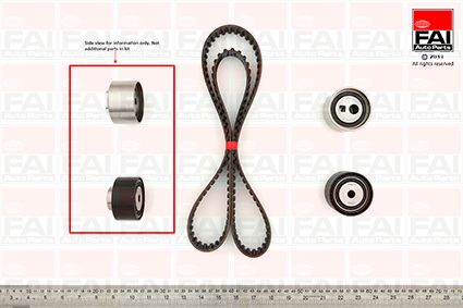 Obrázok Sada ozubeného remeňa FAI AutoParts  TBK186