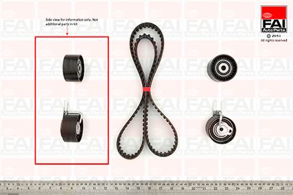 Obrázok Sada ozubeného remeňa FAI AutoParts  TBK190