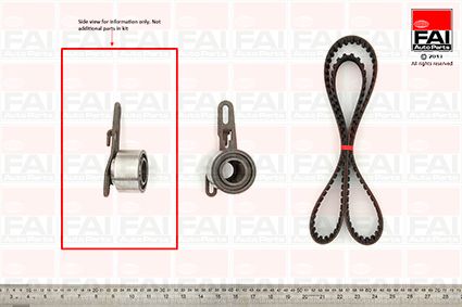 Obrázok Sada ozubeného remeňa FAI AutoParts  TBK30
