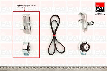 Obrázok Sada ozubeného remeňa FAI AutoParts  TBK385