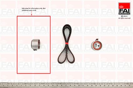 Obrázok Sada ozubeného remeňa FAI AutoParts  TBK424