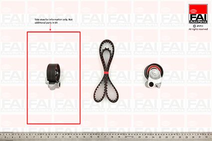 Obrázok Sada ozubeného remeňa FAI AutoParts  TBK450