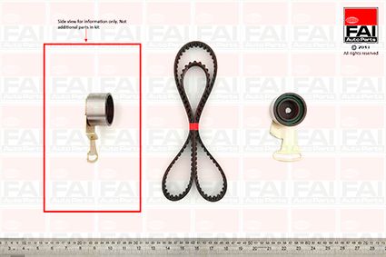 Obrázok Sada ozubeného remeňa FAI AutoParts  TBK81