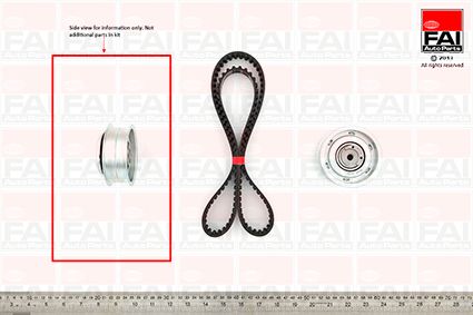 Obrázok Sada ozubeného remeňa FAI AutoParts  TBK234