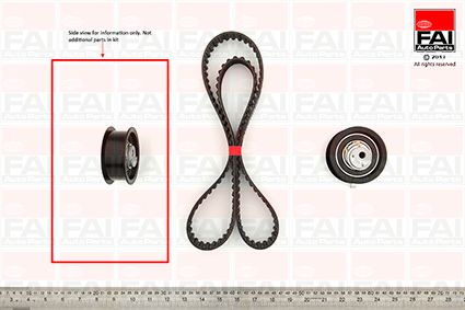 Obrázok Sada ozubeného remeňa FAI AutoParts  TBK96