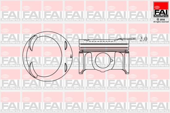 Obrázok Piest FAI AutoParts  PK14050