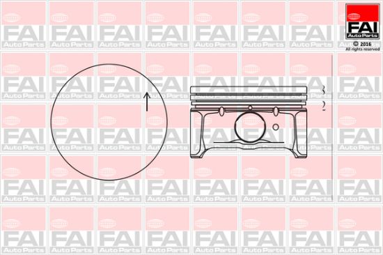 Obrázok Piest FAI AutoParts  PK18000