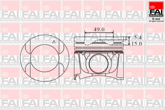Obrázok Piest FAI AutoParts  PK20000