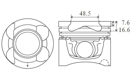 Obrázok Piest FAI AutoParts  PK27050