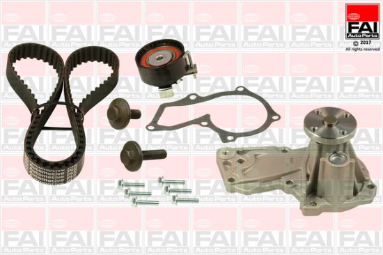 Obrázok Vodné čerpadlo + sada ozubeného remeňa FAI AutoParts  TBK1776409