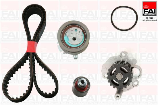 Obrázok Vodné čerpadlo + sada ozubeného remeňa FAI AutoParts  TBK3456306