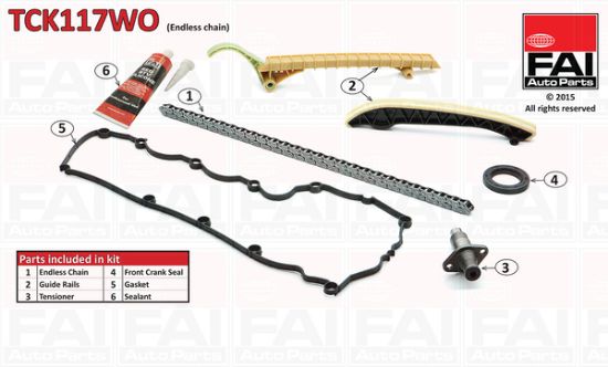Obrázok Sada rozvodovej reżaze FAI AutoParts  TCK117WO