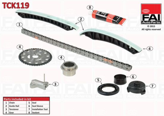 Obrázok Sada rozvodovej reżaze FAI AutoParts  TCK119